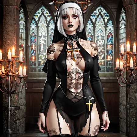 Sister Magdalena - Countess in Crimson