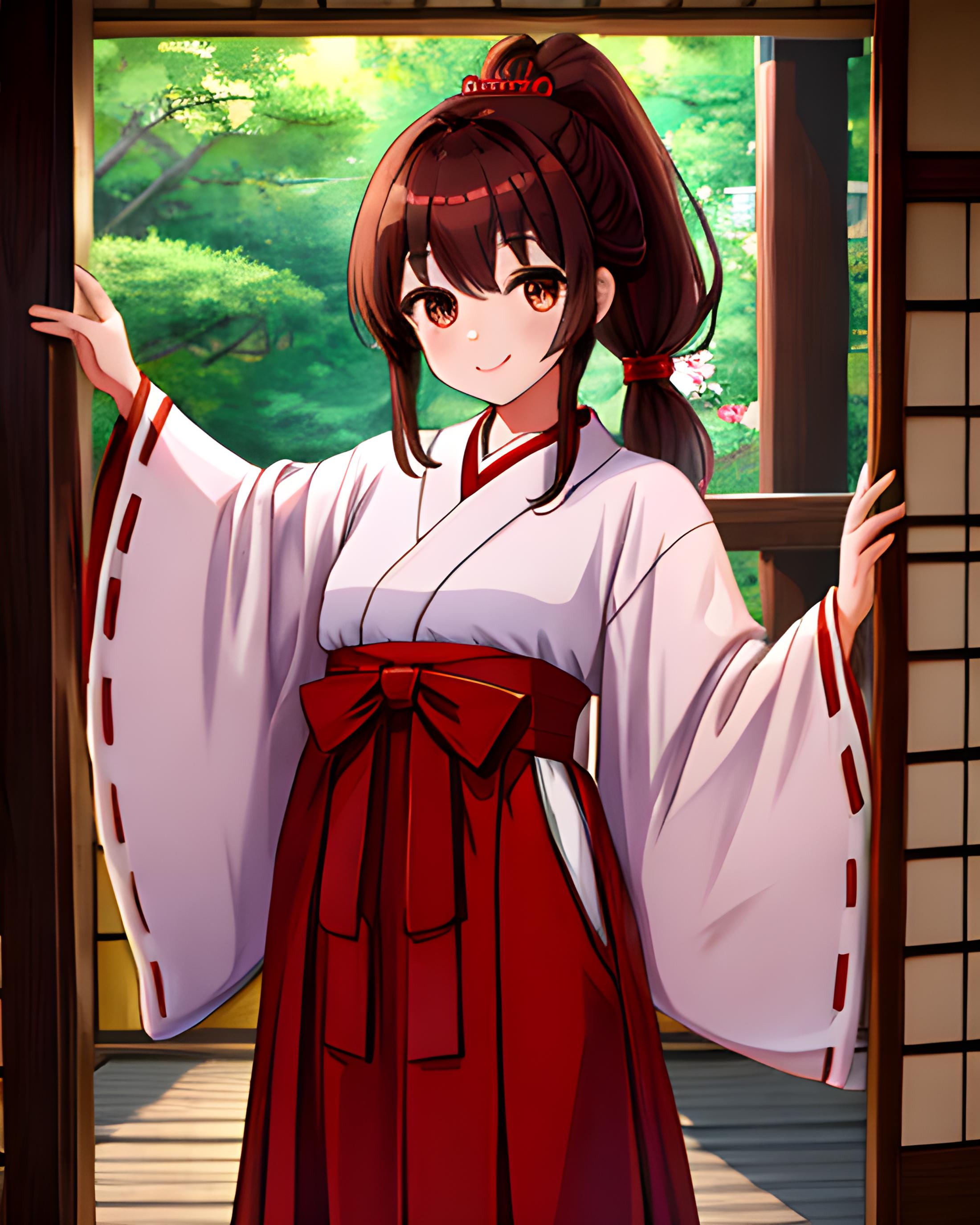 Miko Shrine Maiden Clothes image by KimiKoro