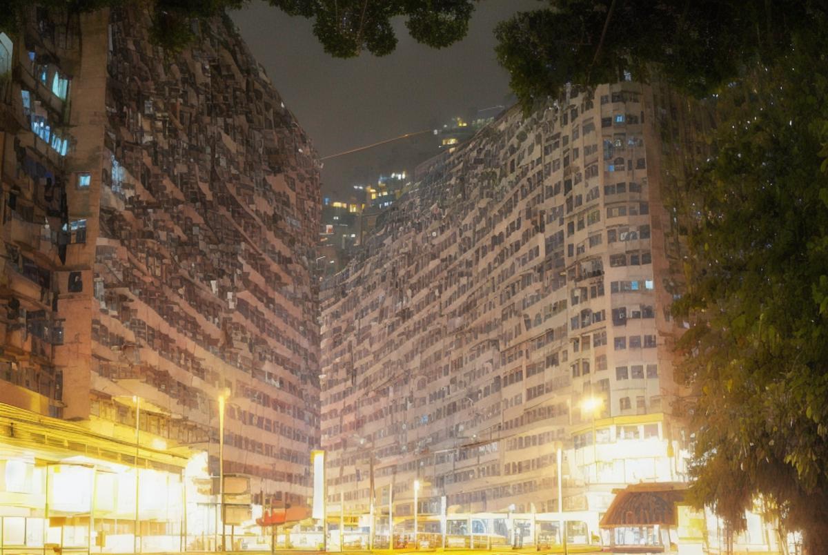 モンスターマンション（益昌大廈）（香港　鰂魚涌）/Monster Building (Yick Cheong Building) in Hong Kong Quarry Bay image by yukanosimi