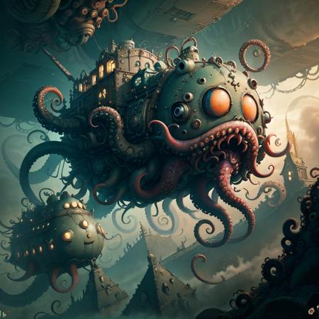 <lora:TentacleHorrorAI:.8> TentacleHorrorAI dirigible