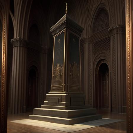 a monument, highly detailed, masterpiece, Dune <lora:Dune_v4:1>