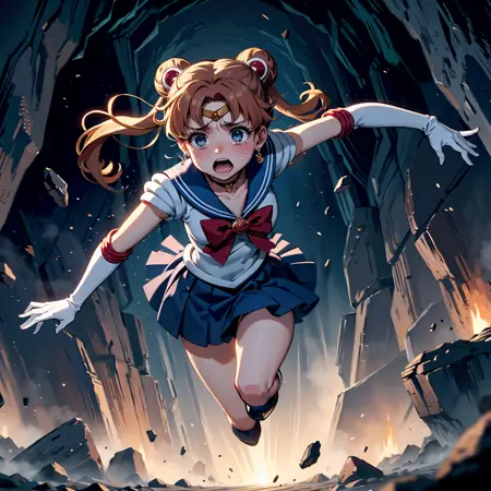 escape from collapsing cave