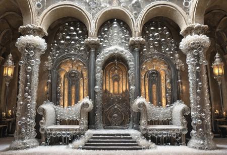 epic, masterpiece, highly detailed, absurdres,
dwarven mines in (art deco style:1.5), large columns, very tall indoor space, mystical lighting, point light sources, 
walls made_of_bubbles, columns made_of_bubbles, decorations made_of_bubbles, throne made_of_bubbles, forge made_of_bubbles, tables,  benches, lanterns made_of_bubbles, arches made_of_bubbles, gates made_of_bubbles, pipes made_of_bubbles.