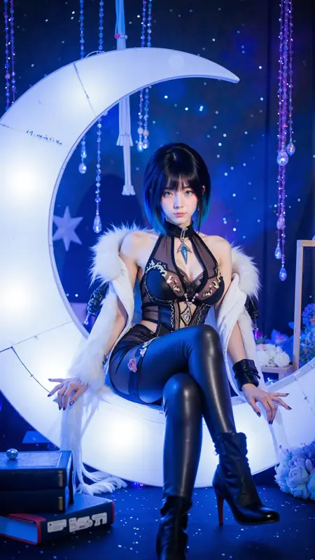 [Realistic] Yelan<Genshin Impact>Cosplay(official/doujin) costume