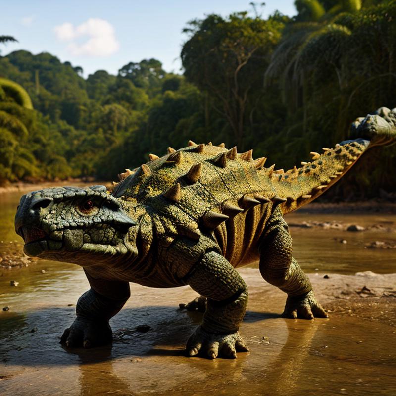 [Experimental] Ankylosaurus (Dinosaur) image by CitronLegacy