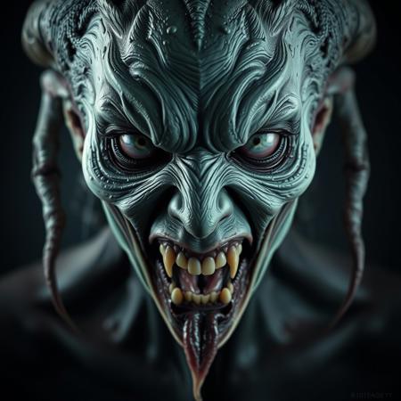 xenobiotic monster, nightmare portrait, (photo, photo-realistic) sinister, angry female demon wraith from hell, haunting visuals, melting and oozing with evil (masterpiece) (award winning photo) jordan grimmer, naoto hattori, russ mills, photoreal, uhd,hdr,8k