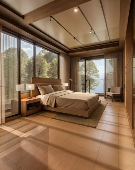 Hotel homestay indoor and outdoor