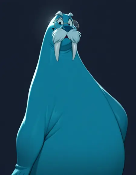 Walrus Merlin | The Sword in the Stone | IllustriousXL