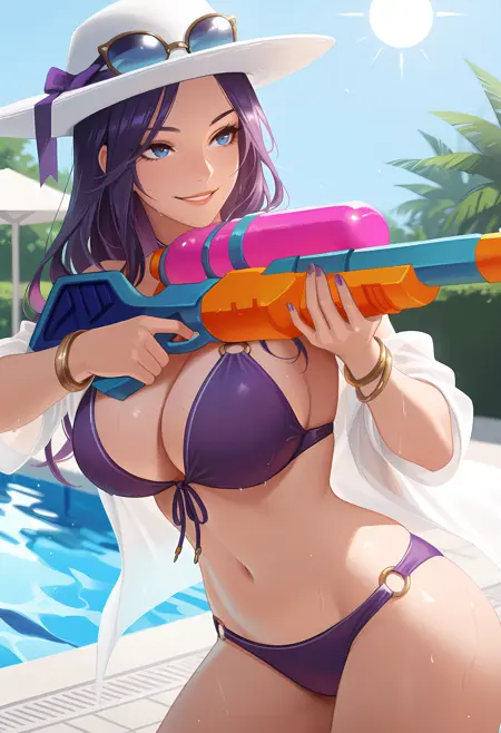 Pool Party Caitlyn / League of Legends