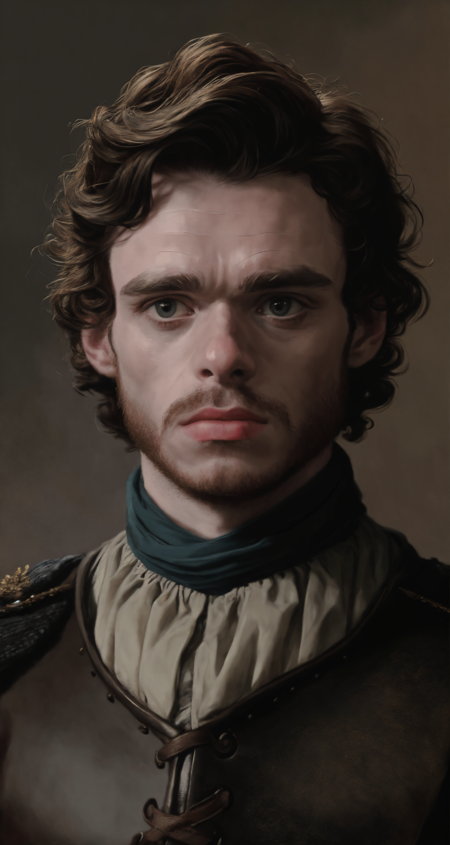 solo, athlete, realistic, real life, looking at viewer, facing viewer, 
robb stark , middle shot,  
professional, high quality, amazing, Impasto painting, Charles Dana Gibson, Clara Peeters,
masterpiece, highres,  4k, detailed background, glib, (boring:0.8)