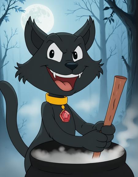 Salem Saberhagen - Sabrina: The Animated Series for Pony XL v1.0