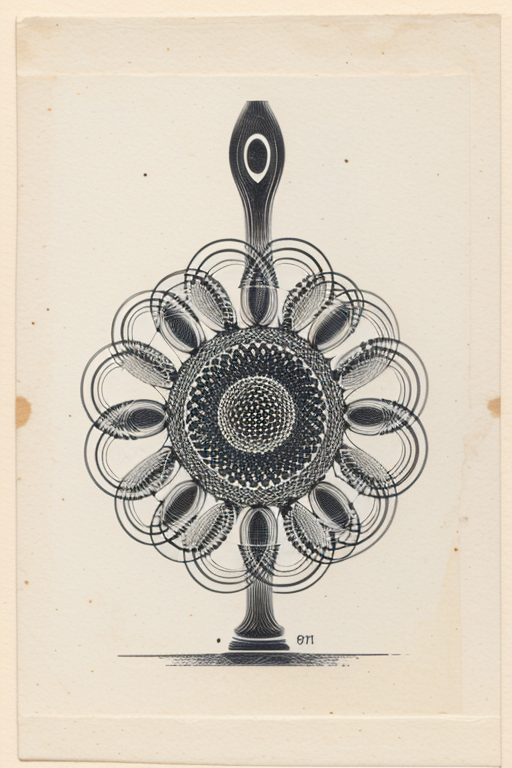 Specimens of Fancy Turning (lathe-based photographic art, 1869) image by j1551