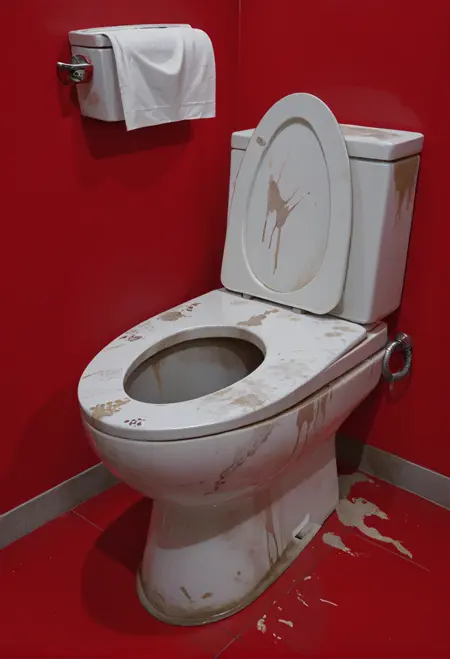 1219 Dirty Toilet Bowl