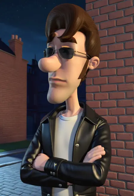 [XL] “Cool” Hugh Neutron (Jimmy Neutron - Make Room for Daddy-O) / ヒュー・ニュートロン - 「パパはスーパースター」版 (ジミー・ニュートロン )