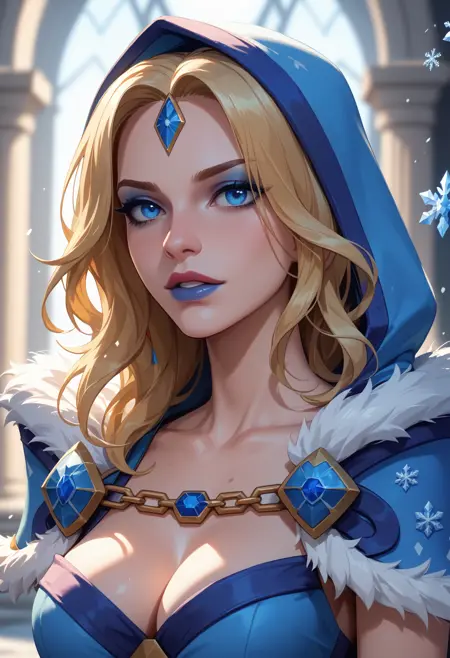 Crystal Maiden, (DoTA 2), LoRA, PonyXL | Illustrious XL