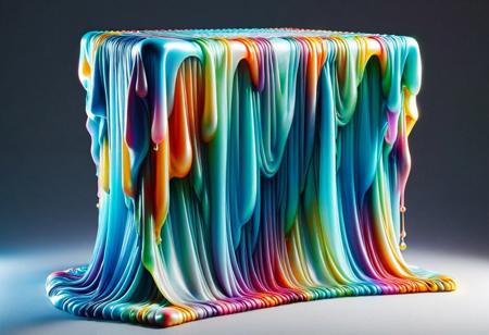 living freestanding 3D living holo fabric-draped glitch by artist "César" by disruptive pixel sorting artist "subtility factor deficiency" by glitch interpreter "Lethe" by sculptor "alchemical dataflow" by phototastically maintained carver "exploding ice bubbles