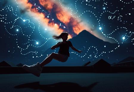 Space-time runnin' to you
Got holes in my shoes
Girl you know I break rules
On my way to you
My heart been tangled
Where you take me to
Girl you wearin' glow clothes
You like Barbie
Too