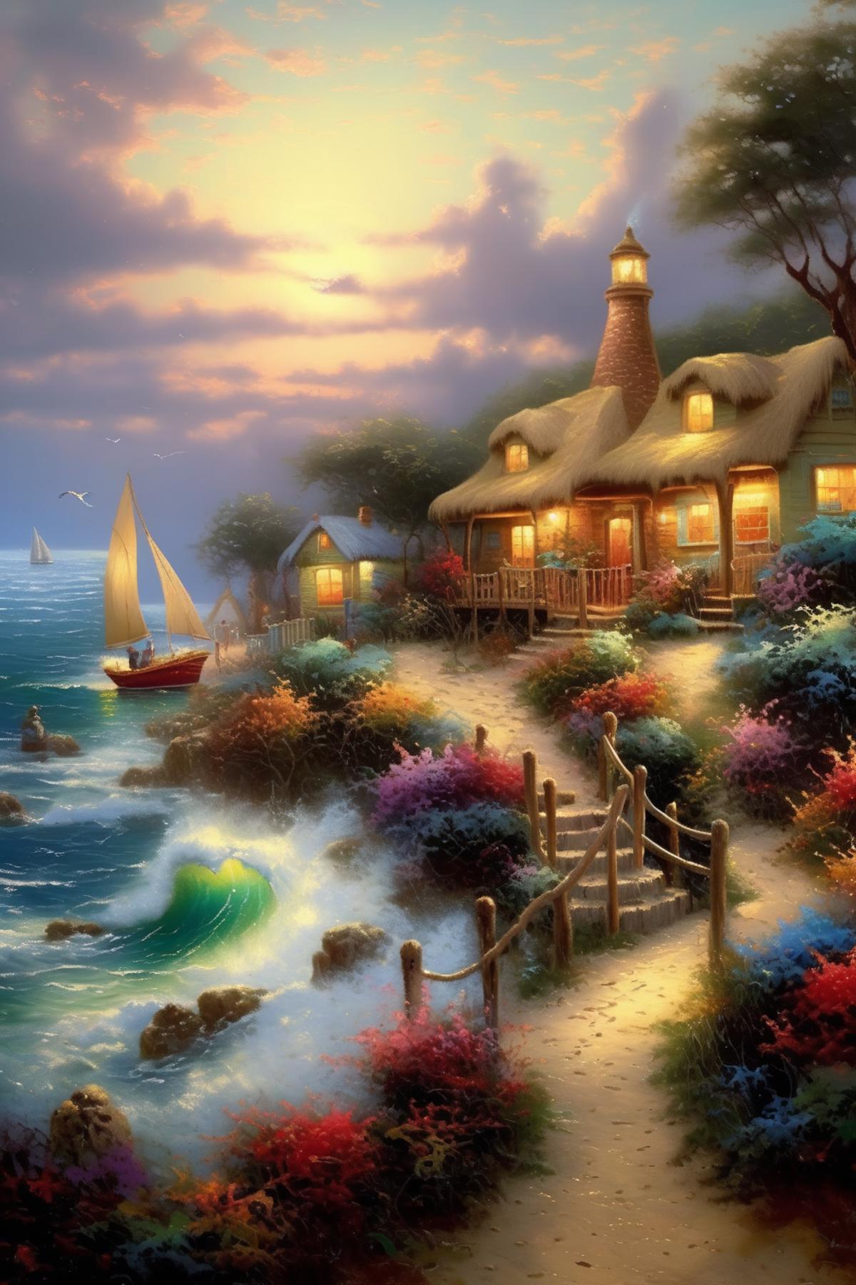 Thomas Kinkade Style image by Kappa_Neuro