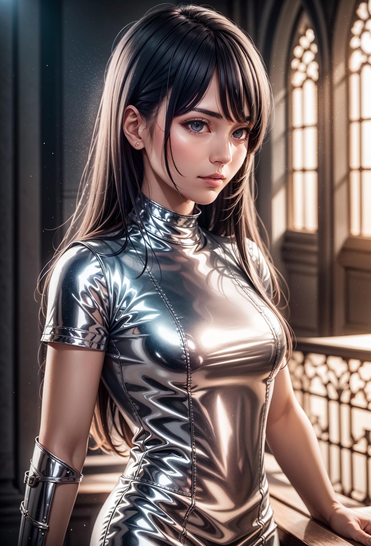 AI model image by fansay