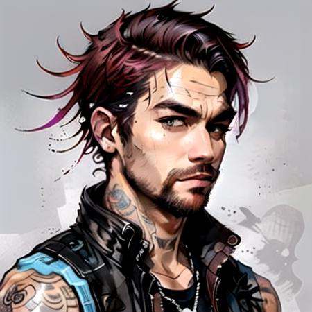 Handsome Punk Man