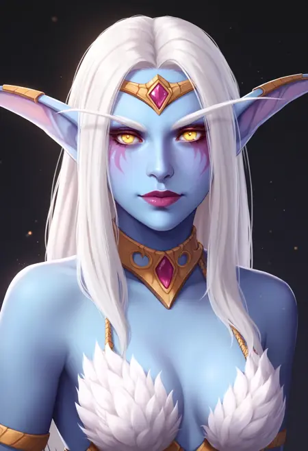 (elf) Queen Azshara (world of warcraft) [PonyDiffusion/IL]