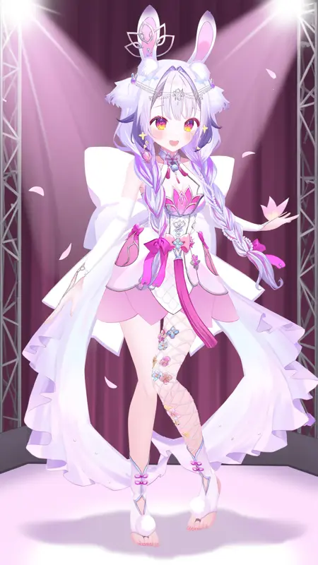 兰音Reine 兔仙霓裳txms 服装dress XL