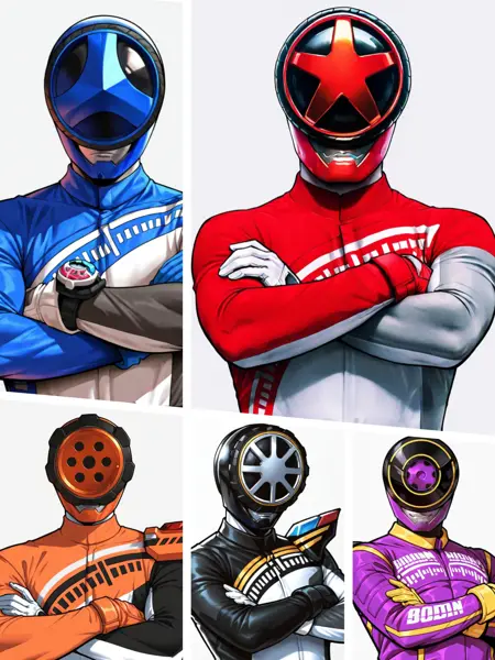 Bakuage Sentai Boonboomger / 爆上戦隊ブンブンジャー MALES