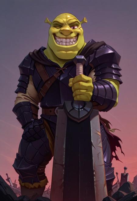 BerShrek - Shrekman 200TH Lora Flux&IL Illustrious