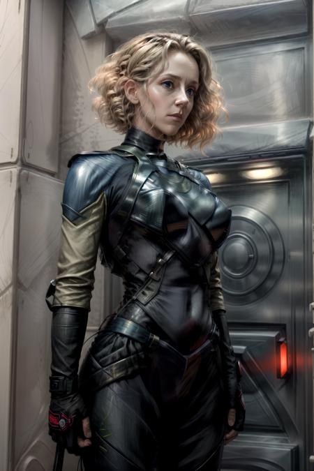 <lora:sylvie:1.2> 5ylv13, 1girl, realistic,bodysuit, armor,