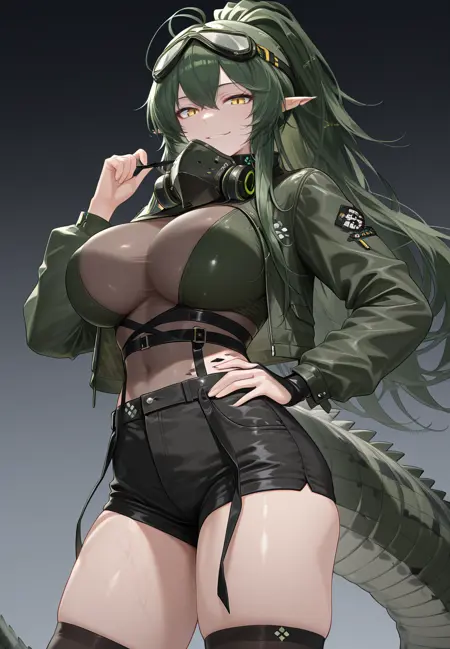 [Illustrious] Gavial (Arknights)