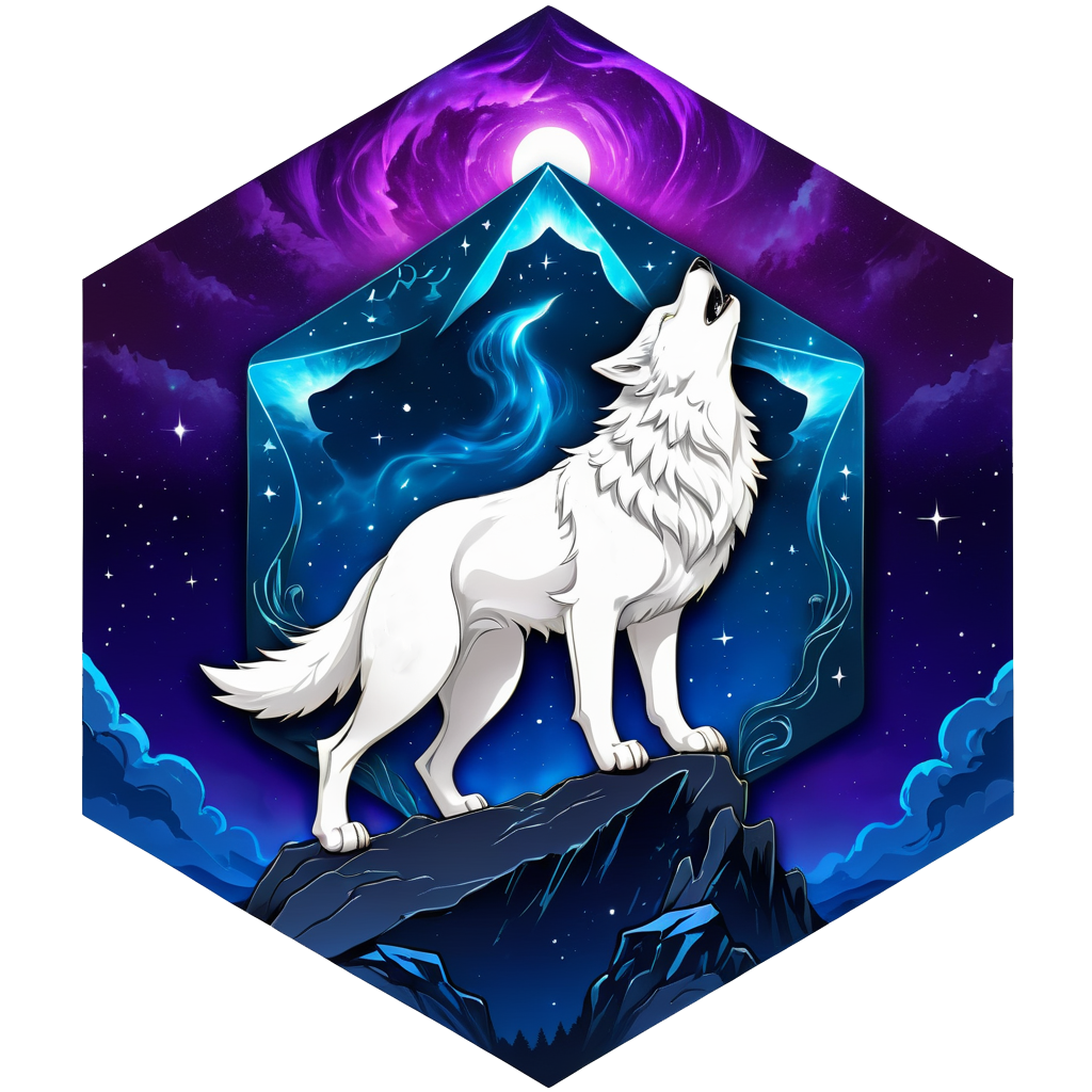 Galactic Wolf Badge