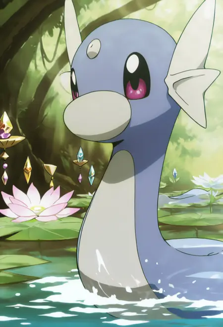 Dratini: Mini Ryu | ミニリュウ (Pokedex #0147) [Illustrious]