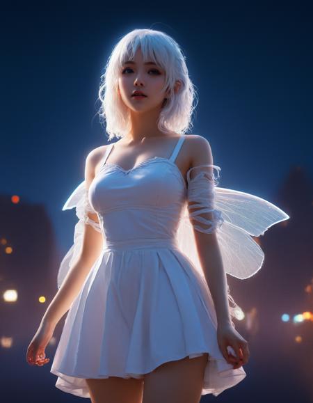 anime artwork <lora:skydoll noa-000005:1>,skydoll noa,girl,anime,cosplay,white,fairy,skydoll,noa,, cinematic lighting at night,<lora:LetThereBeLight:0.4>,Beeple, . anime style, key visual, vibrant, studio anime,  highly detailed