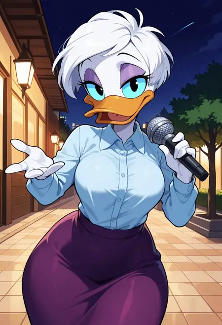 [Pony/Illu] Daisy Duck (Quack pack)