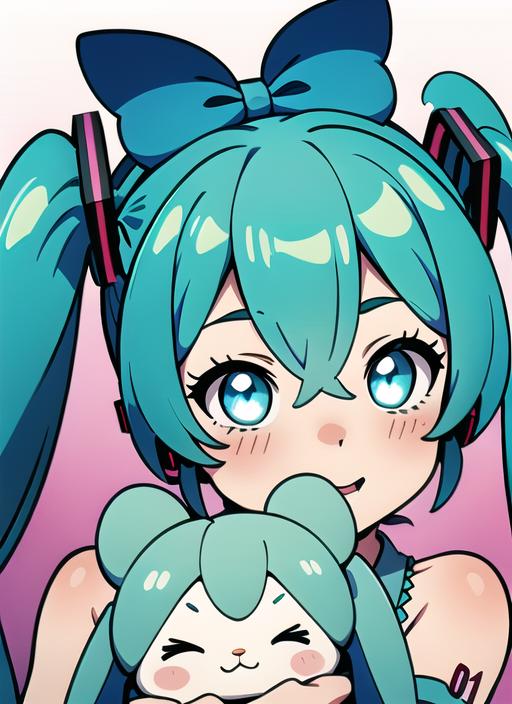 Hatsune Miku (with shiny eyes) image by Herrscher_AGGA2023