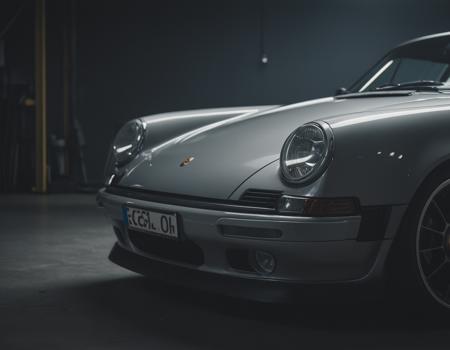cinematic film still <lora:Andrew Law CLIP-000005:1>,automotive photography,car photography,cinematic lighting photography,behance. polished,porsche 911 in the future engine,Andrew Law, . shallow depth of field, vignette, highly detailed, high budget, bokeh, cinemascope, moody, epic, gorgeous, film grain, grainy
