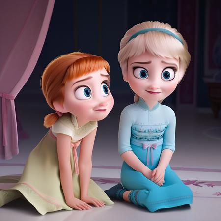 Anna & Elsa "Sister's The Past" (Frozen) [Pony/Illustrious] v1.0 [Pony]