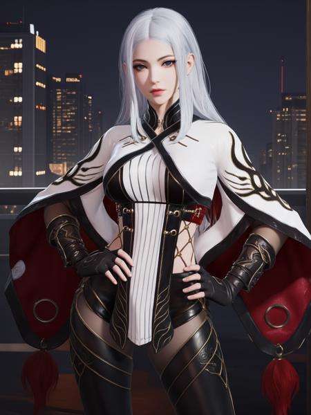 永劫无间_季莹莹_无常白袍_Naraka: Bladepoint_Zai Ji v4.0
