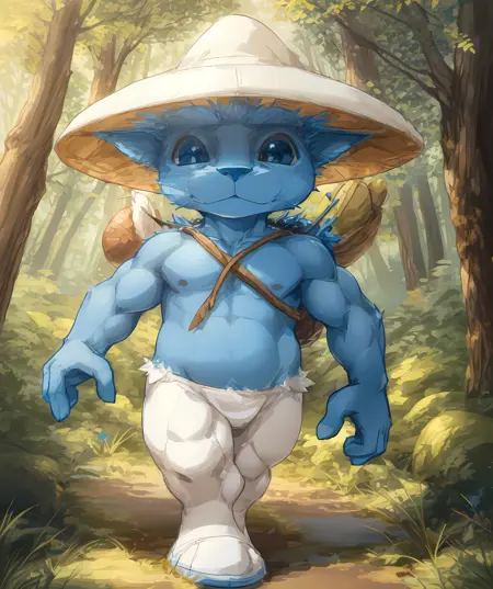 Blue Smurf Cat | SD 1.5 [Old Model]