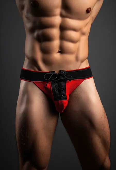 Laced Jockstrap [Flux + Illustrious + Pony + SD1.5]