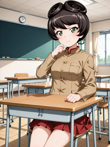Hosomi Shizuko(girls und panzer)