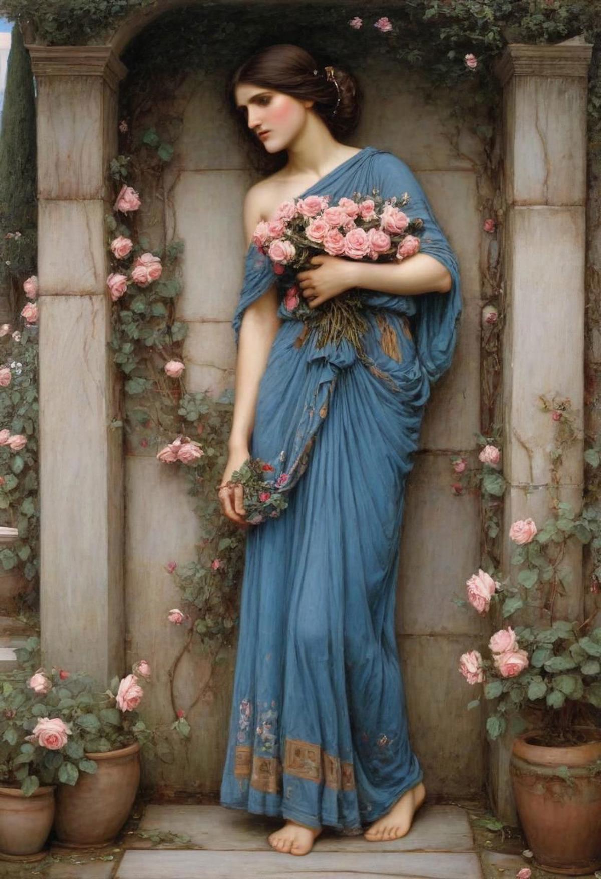 Waterhouse painting style image by ArtHistorian