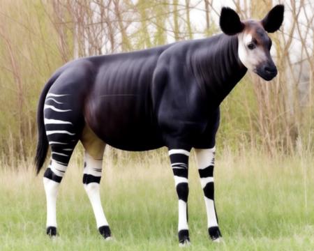 okapi forest giraffe zebra