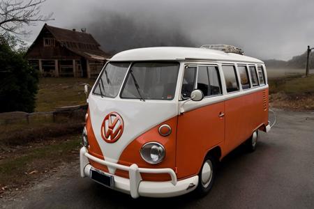 analog gloomy photo of an orange volkswagen kombi,  <lora:vwk0mb1:1>, ((haunted house:1.2)), (abandoned town at midnight), full moon, ((winter)), ((snow)), (horror movie), ((nighttime)), driving through a decayed city, ruins, dilapidated buildings, High Detail, Sharp focus, (photorealism), realistic, best quality, 8k, award winning, dramatic lighting, epic, cinematic, masterpiece, rim light, ambient fog:1.2,