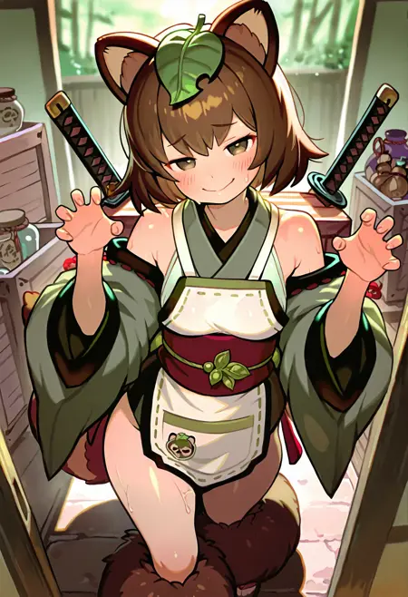 Gyoubu-Danuki - Monster Girl Encyclopedia (MGE)