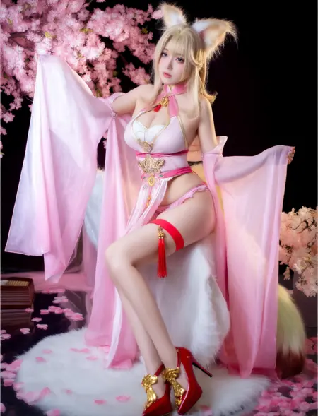 NSFW WAN2.2 T2V pink sexy lingerie cherry blossoms
