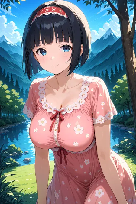 Floral Nightgown Illustrious