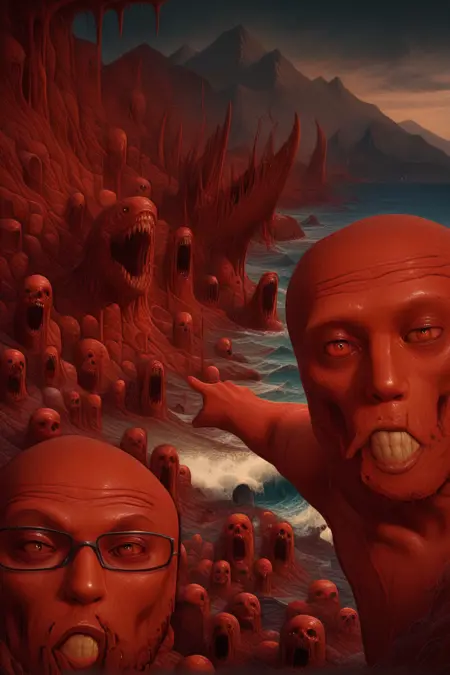 Meat realm background - Illustrious