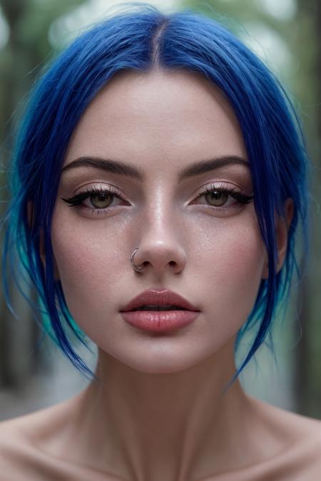 <lora:annfigmaV3-09:0.6>, annfigma, (masterpiece:1.1), (best quality:1.1), 1girl, blue hair, brown eyes, looking at viewer, european woman, 24mm, 4k textures, soft cinematic light, adobe lightroom, photolab, hdr, intricate, elegant, highly detailed, sharp focus, ((((cinematic look)))), hyperdetailed, soft cinematic light, dim colors, exposure blend, hdr,