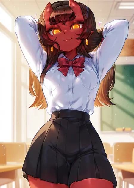 Meru the Succubus (illustrious SDXL LoRA)